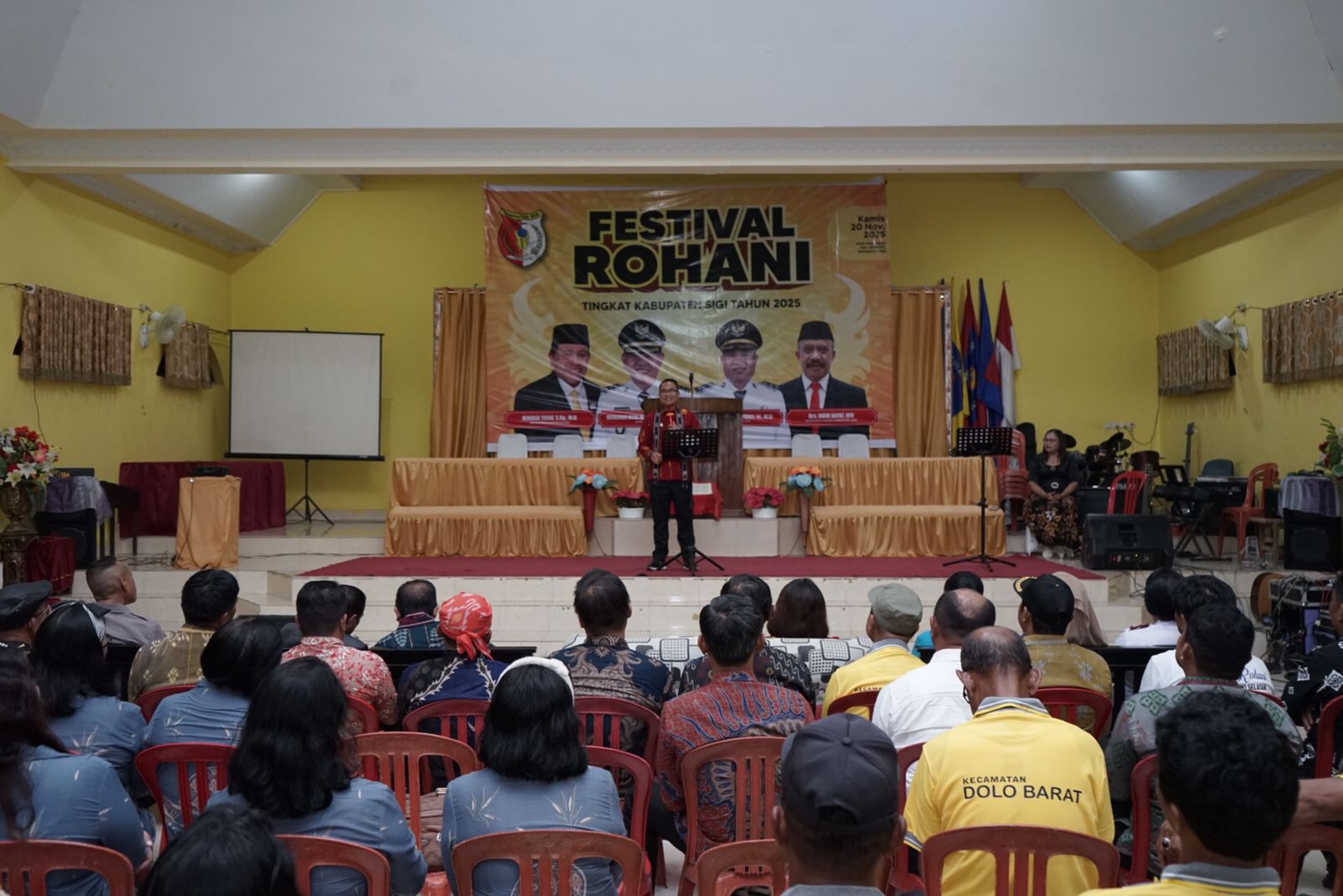 Wabup Sigi Tekankan Pentingnya Harmoni Sosial di Festival Rohani 2025