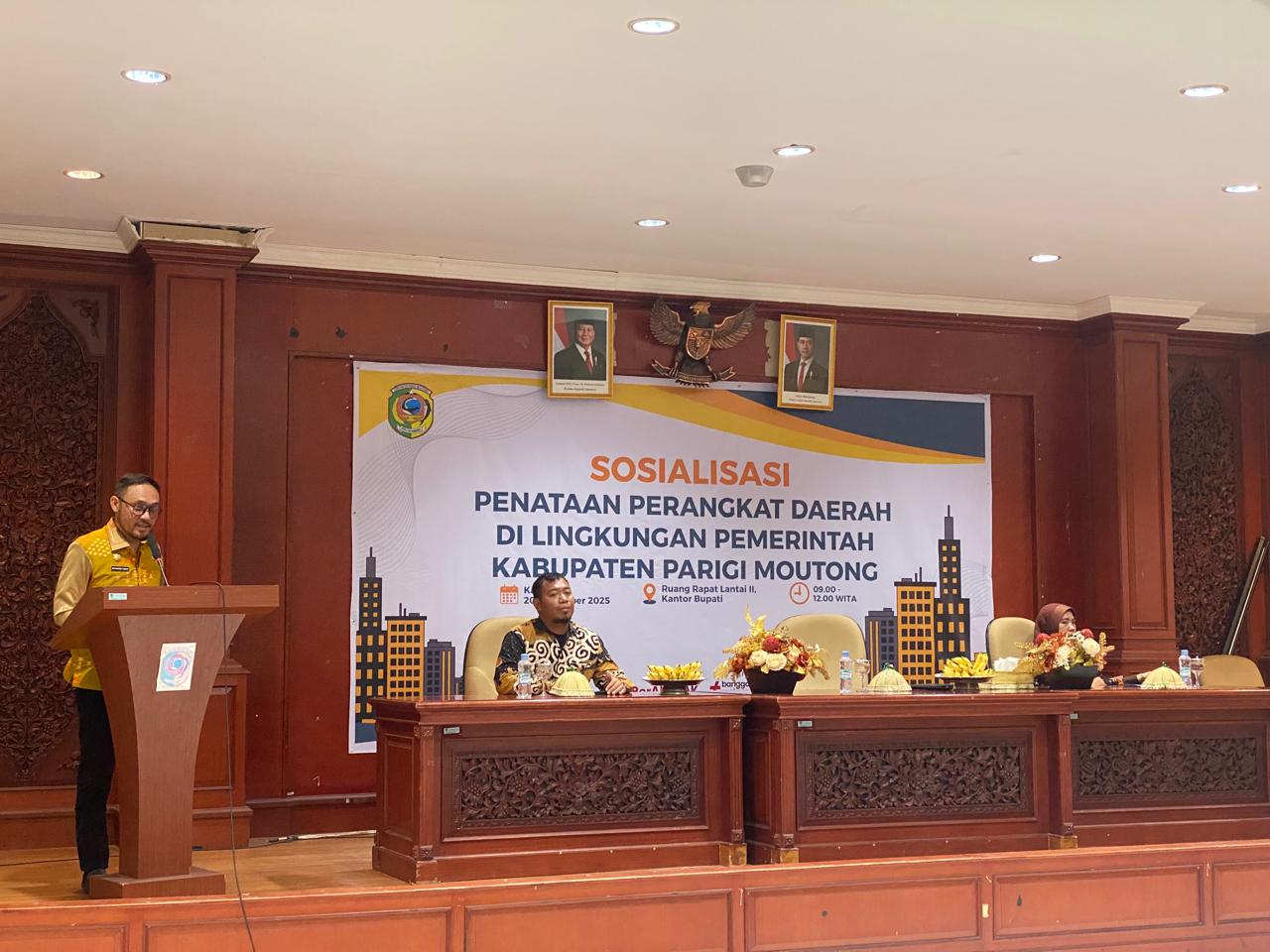 Parimo Fokus Perkuat Pelayanan Publik Lewat Penataan Perangkat Daerah