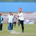 Fathur Razaq Resmi Buka KONI Sulteng Cup 2025 di Tomini