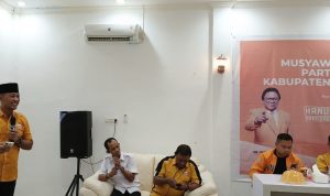 Nahkodai DPC Hanura Parimo, Fery Budiutomo Ajak Pengurus Baru Gotong Royong Menangkan Partai