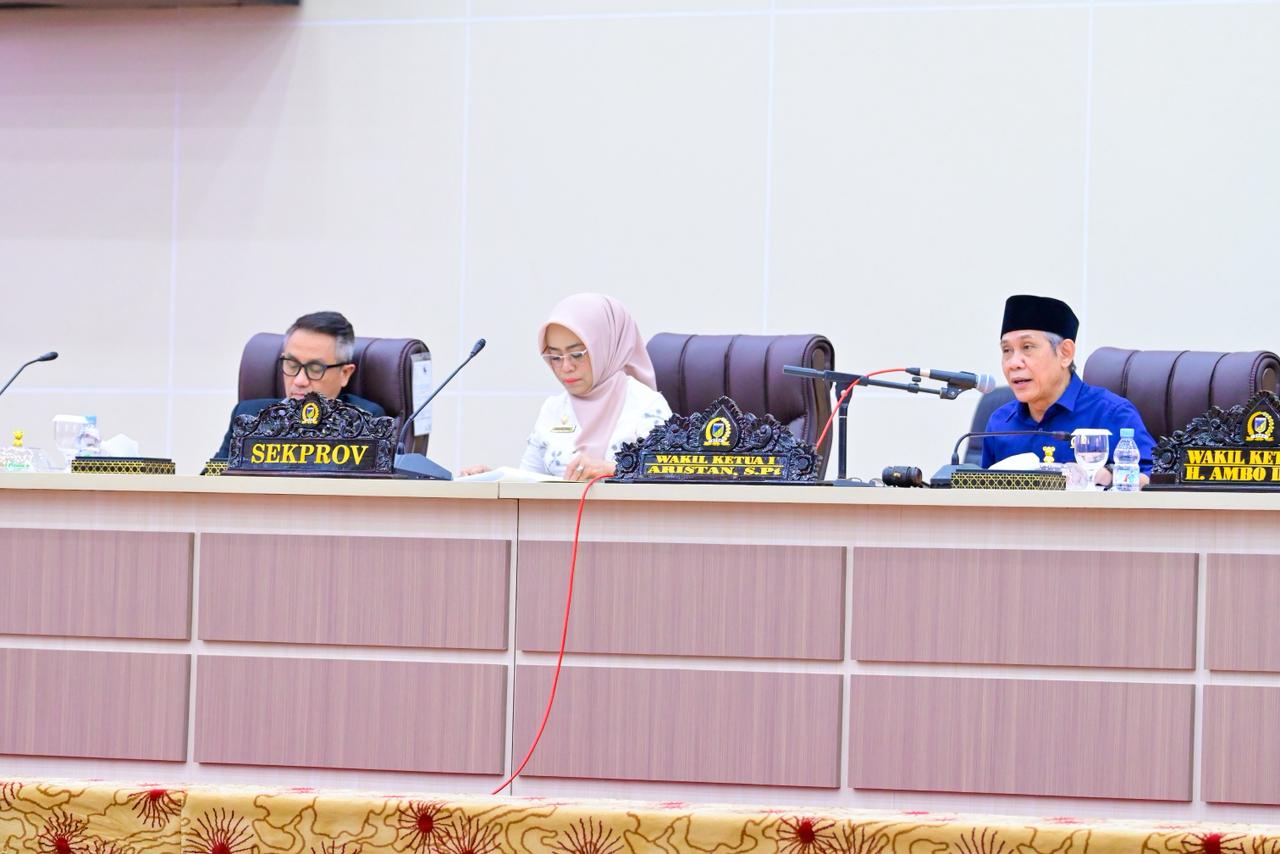 Pemprov Sulteng Tekankan Efisiensi dan Penajaman Prioritas dalam Rancangan APBD 2026