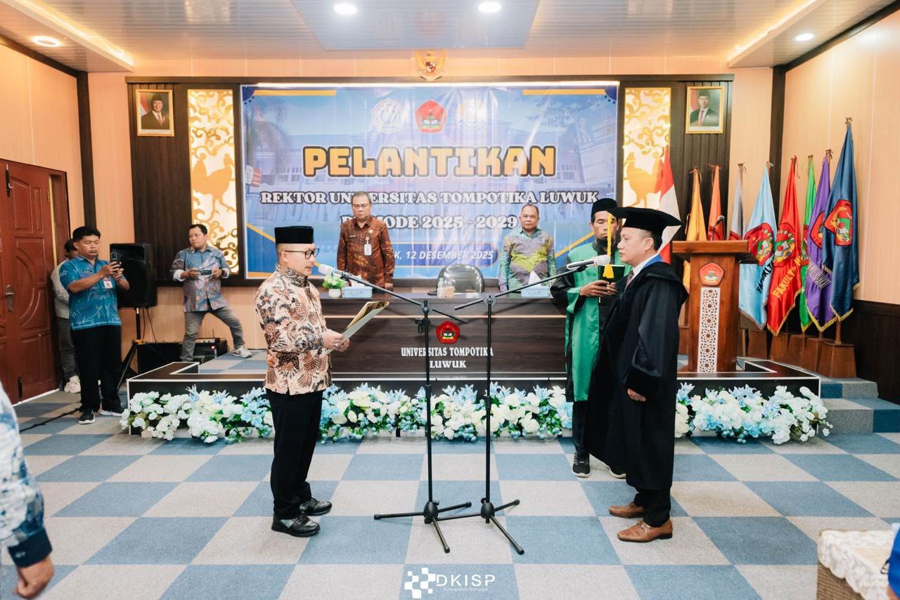 Bupati Banggai Lantik Rektor Untika, Perkuat Peran Kampus Cetak SDM Unggul