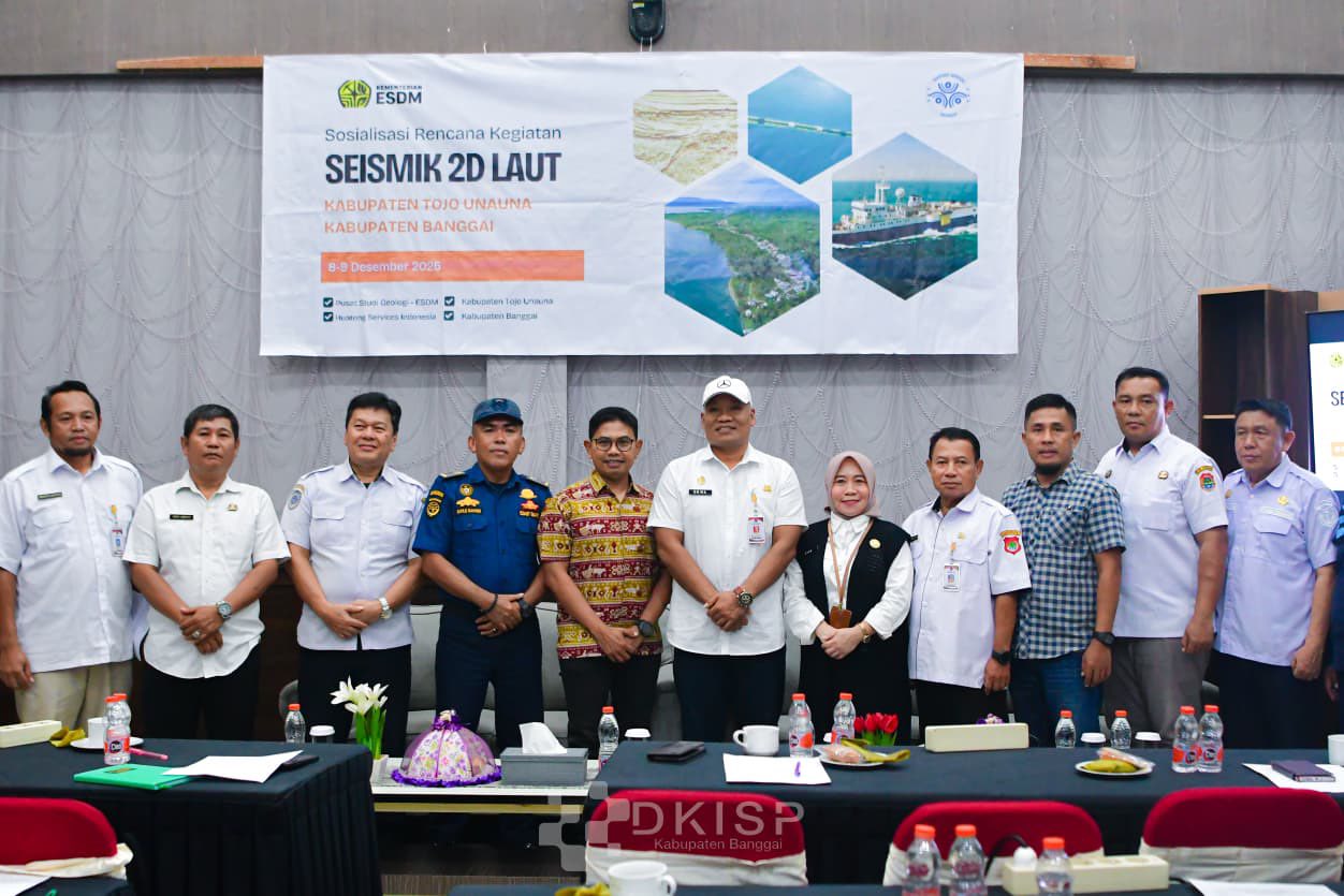 Pemda Banggai Tekankan Mitigasi Dampak Lingkungan dalam Survei Seismik 2D Teluk Tomini