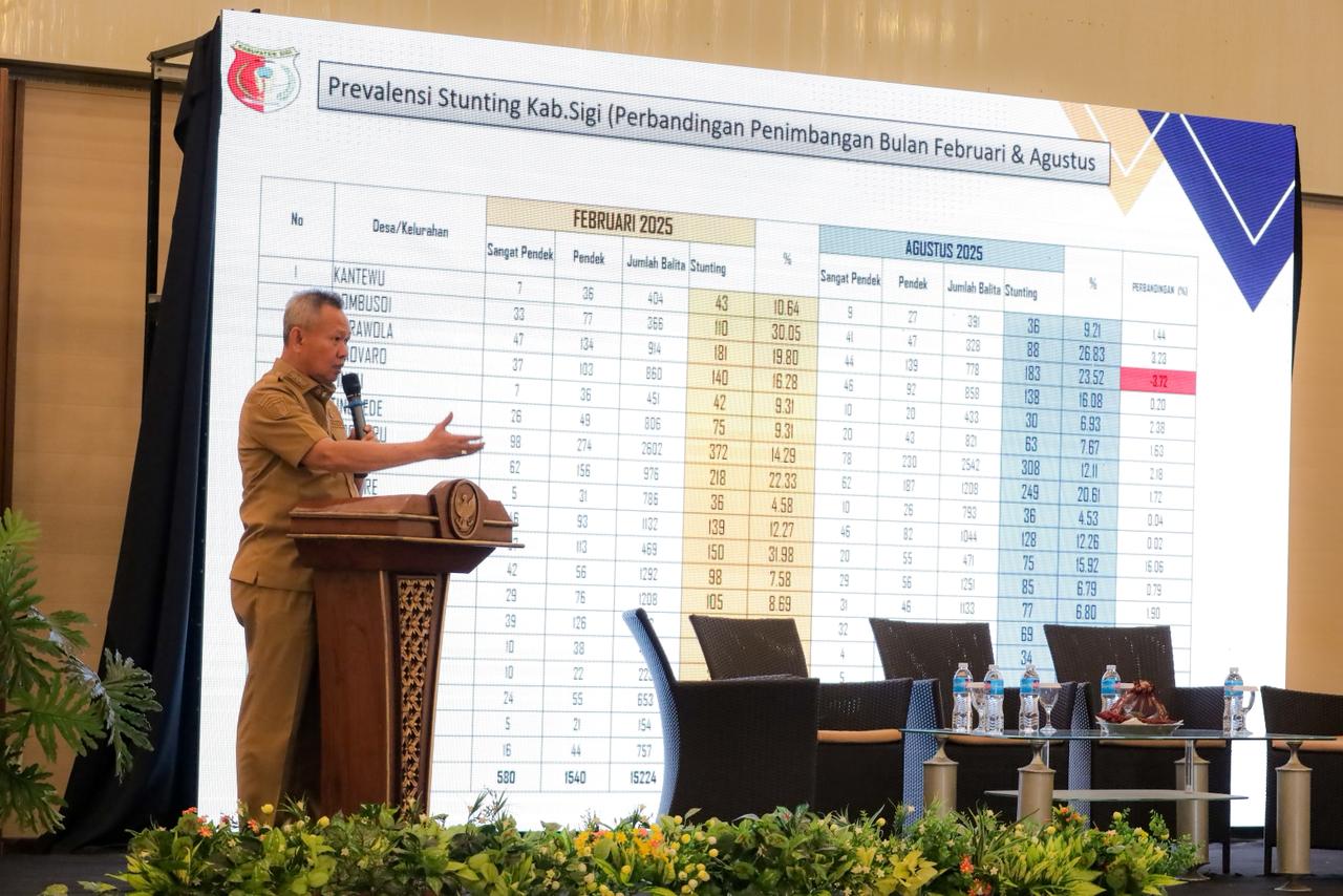 Pemda Sigi Tekankan Akurasi Data dalam Percepatan Penurunan Stunting