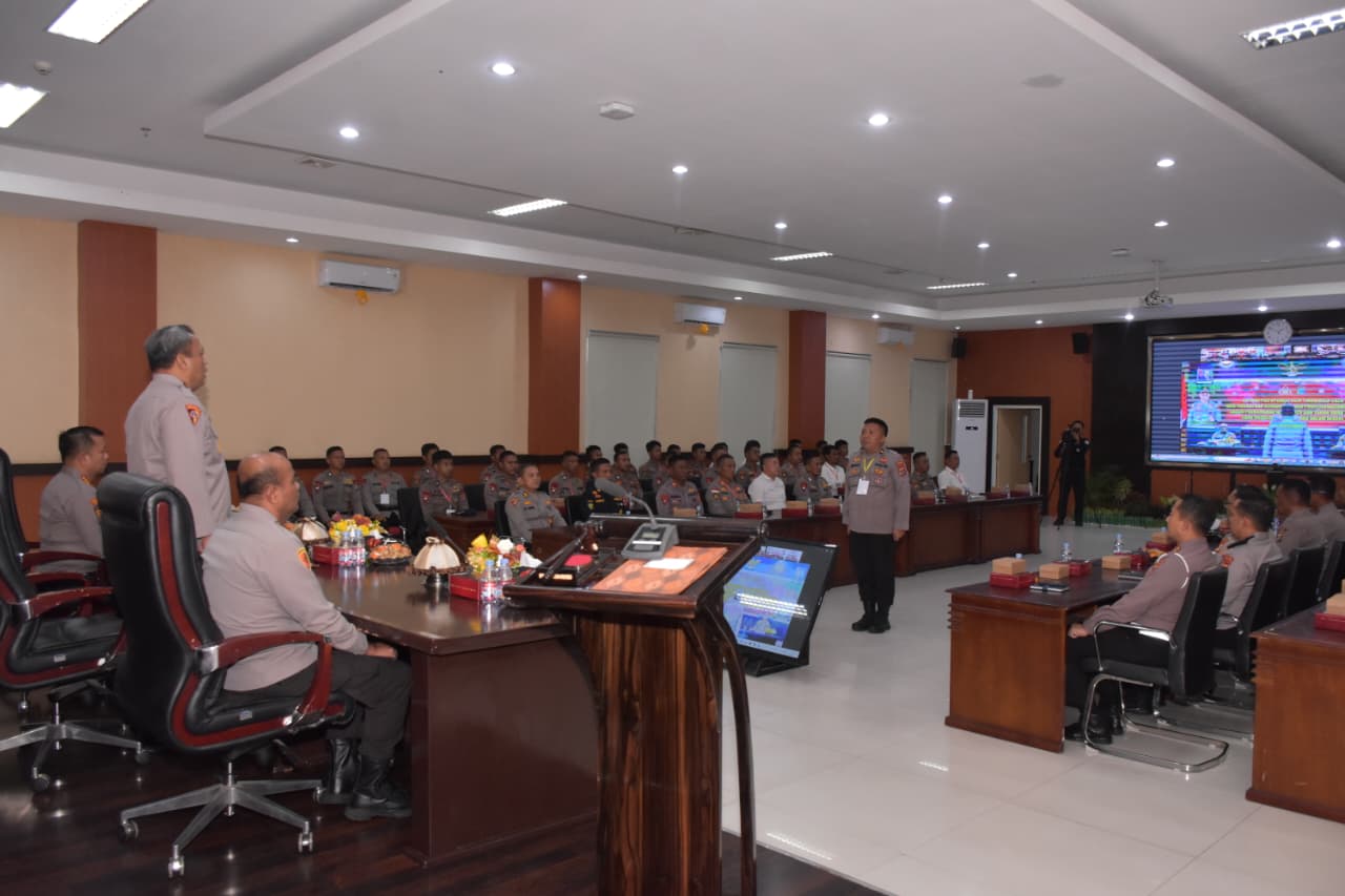 Polda Sulteng Matangkan Kesiapan Pengamanan Nataru Lewat Latpraops Lilin Tinombala 2025