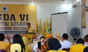 Hadiri Musda Golkar Parimo, Bupati Erwin Dorong Konsolidasi Politik dan Sinergi Pembangunan