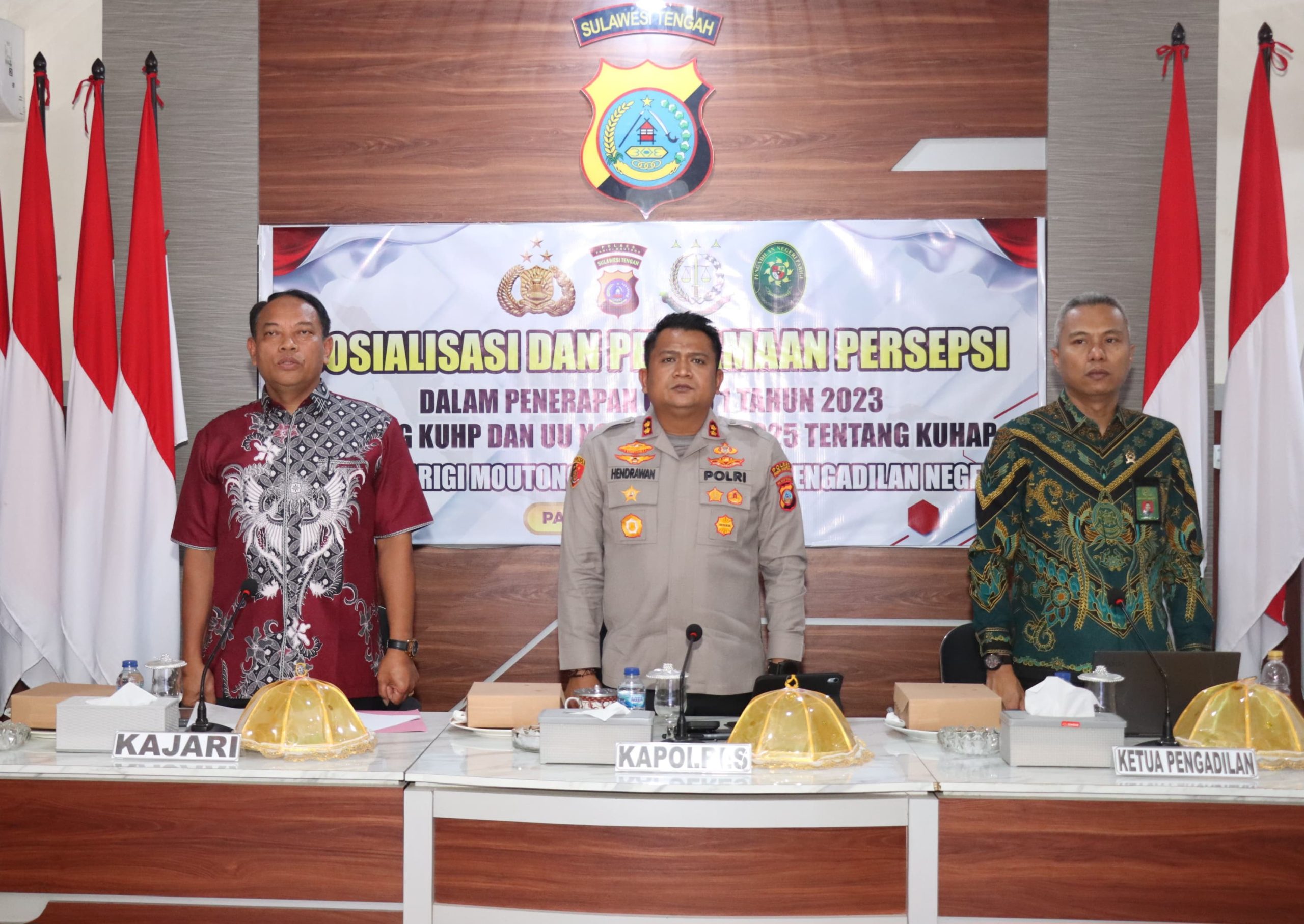 KUHP–KUHAP Baru Berlaku, Aparat Penegak Hukum di Parimo Antisipasi Perbedaan Tafsir