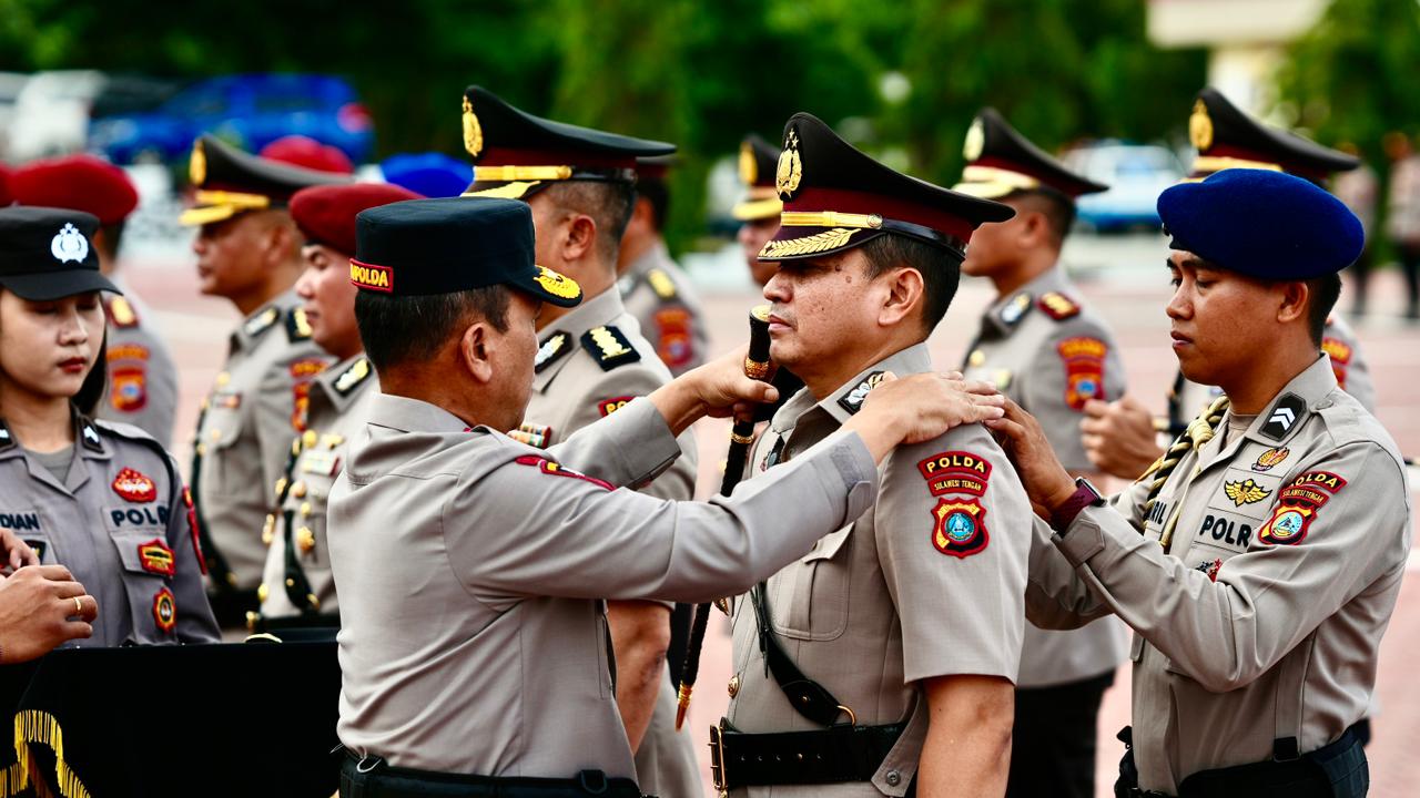 Kapolda Sulteng Rotasi Jajaran Strategis Demi Stabilitas Kamtibmas