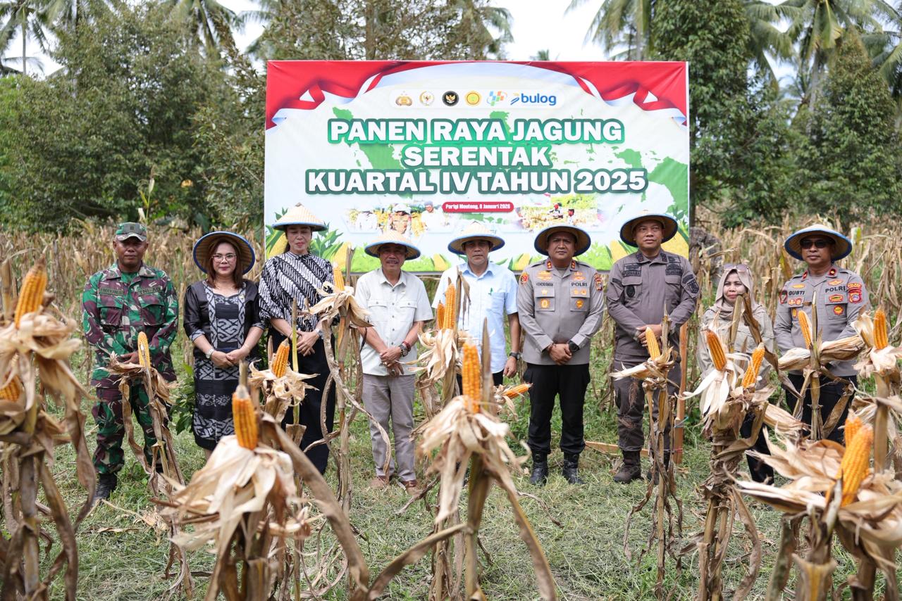 Panen Raya Jagung Kuartal IV-2025, Polres Parimo Targetkan 40 Ton dari 15 Hektare Lahan