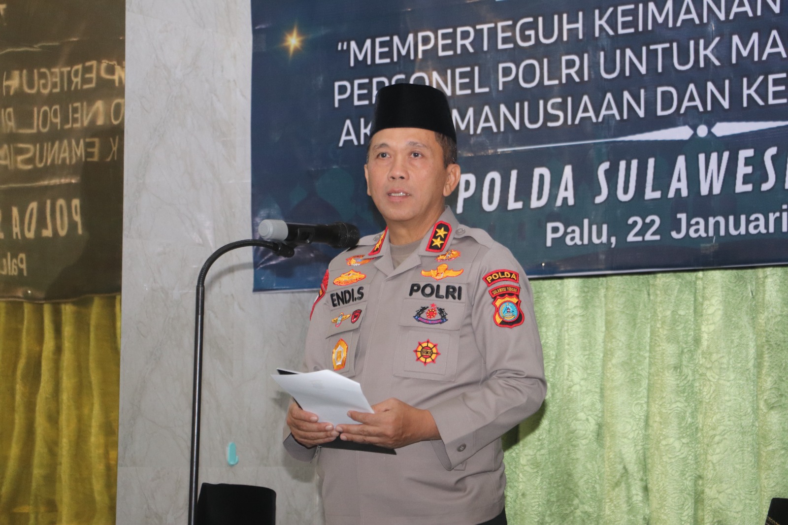 Isra Mi’raj, Polri di Sulteng Didorong Perkuat Kepedulian Sosial
