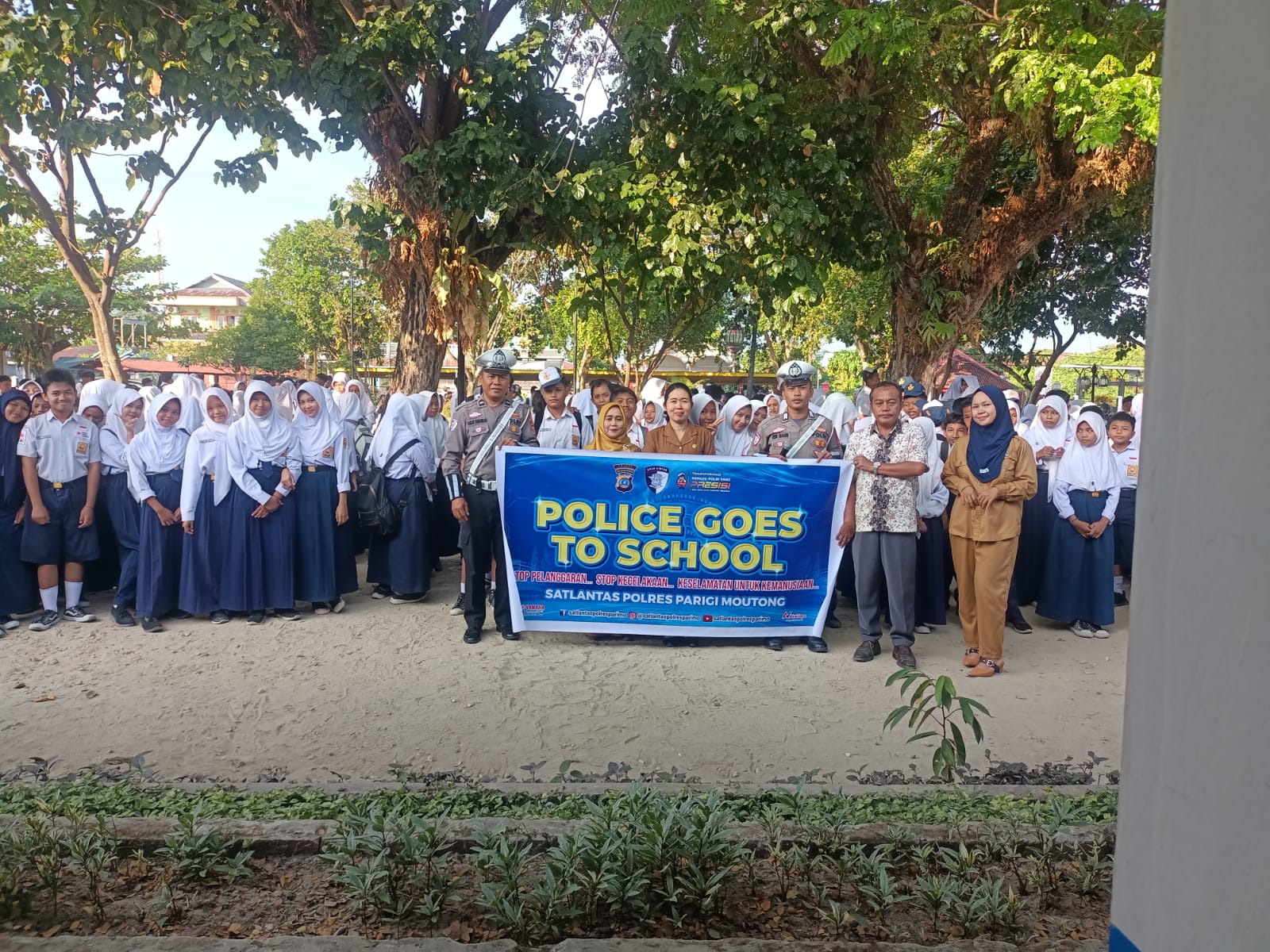 Police Goes to School, Satlantas Polres Parimo Fokus Lindungi Pelajar dari Risiko Lalu Lintas
