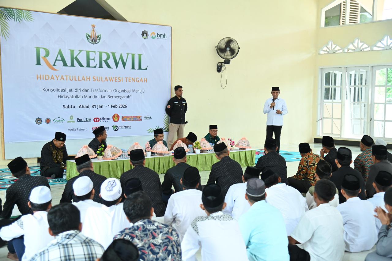 Rakerwil Hidayatullah Sulteng, Anwar Hafid Ajak Ormas Keumatan Jaga Moral Generasi
