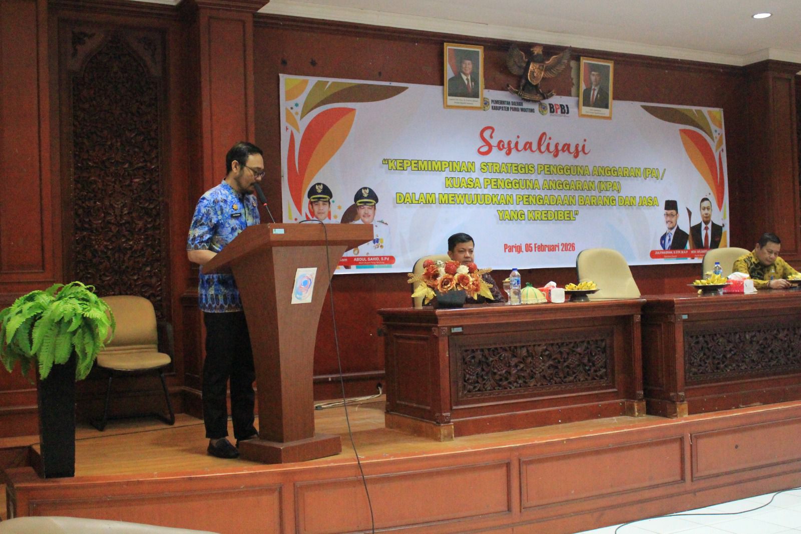 Cegah Penyimpangan Pengadaan, Sekda Parimo Tekankan Integritas PA/KPA