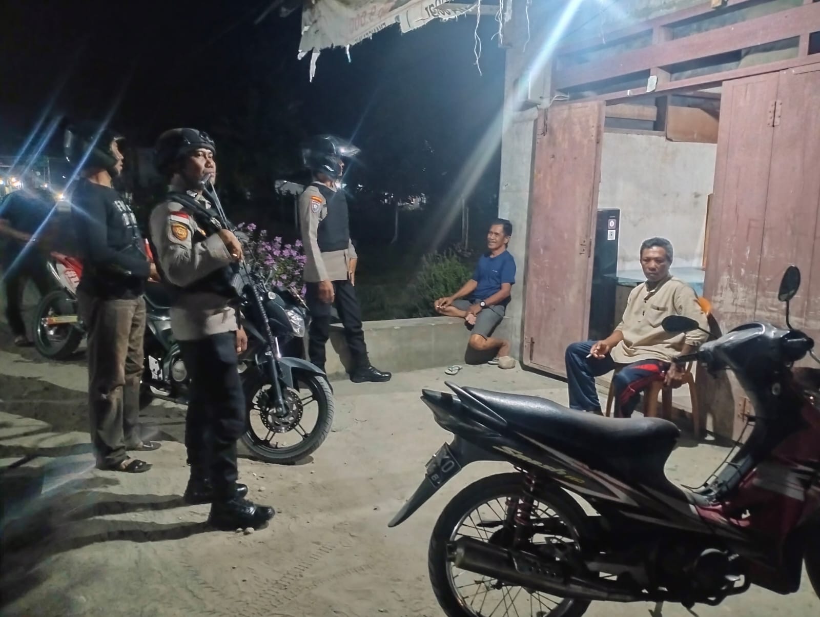 Polisi Intensifkan Patroli Malam di Jalur Trans Sulawesi Torue untuk Tekan Aksi Kriminal
