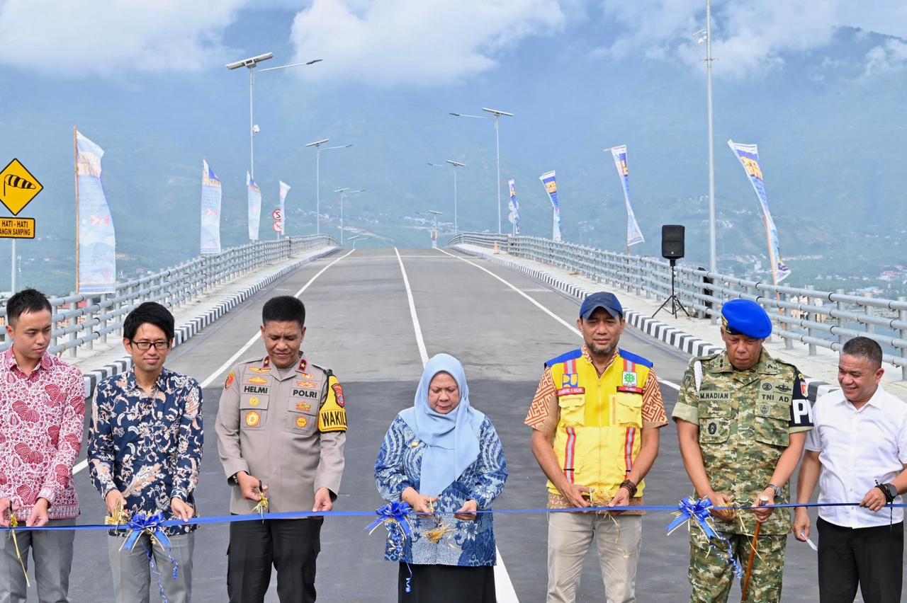 Penataan dan Tertib Kawasan Jadi Sorotan Saat Open Traffic Jembatan Palu IV