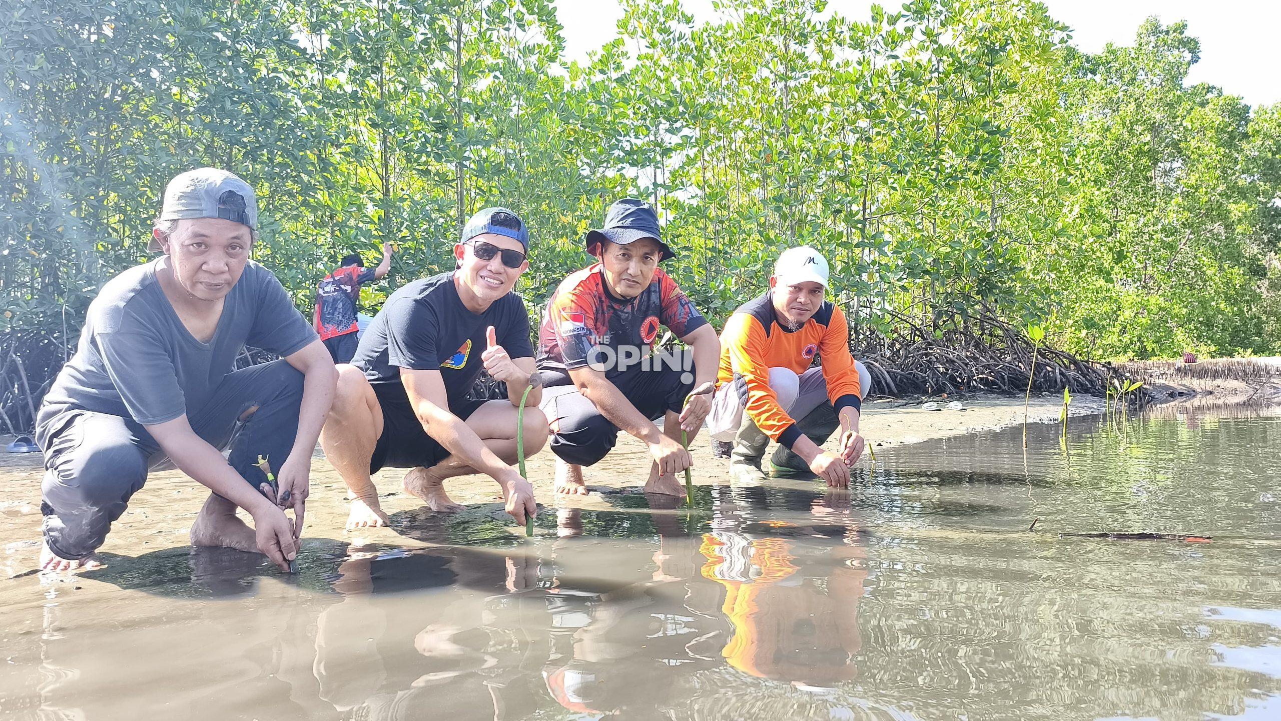 Kolaborasi BPBD Parimo dan Relawan Dorong Kesadaran Mitigasi Pesisir di Mertasari