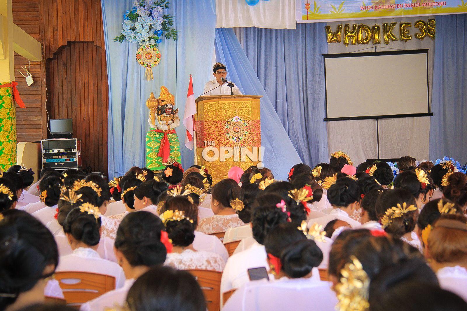 Bupati Erwin Burase Tekankan Peran Strategis Perempuan di HUT Ke-38 WHDI Parimo