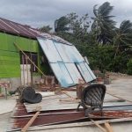Angin Kencang Rusak Dua Rumah di Peningka Parimo
