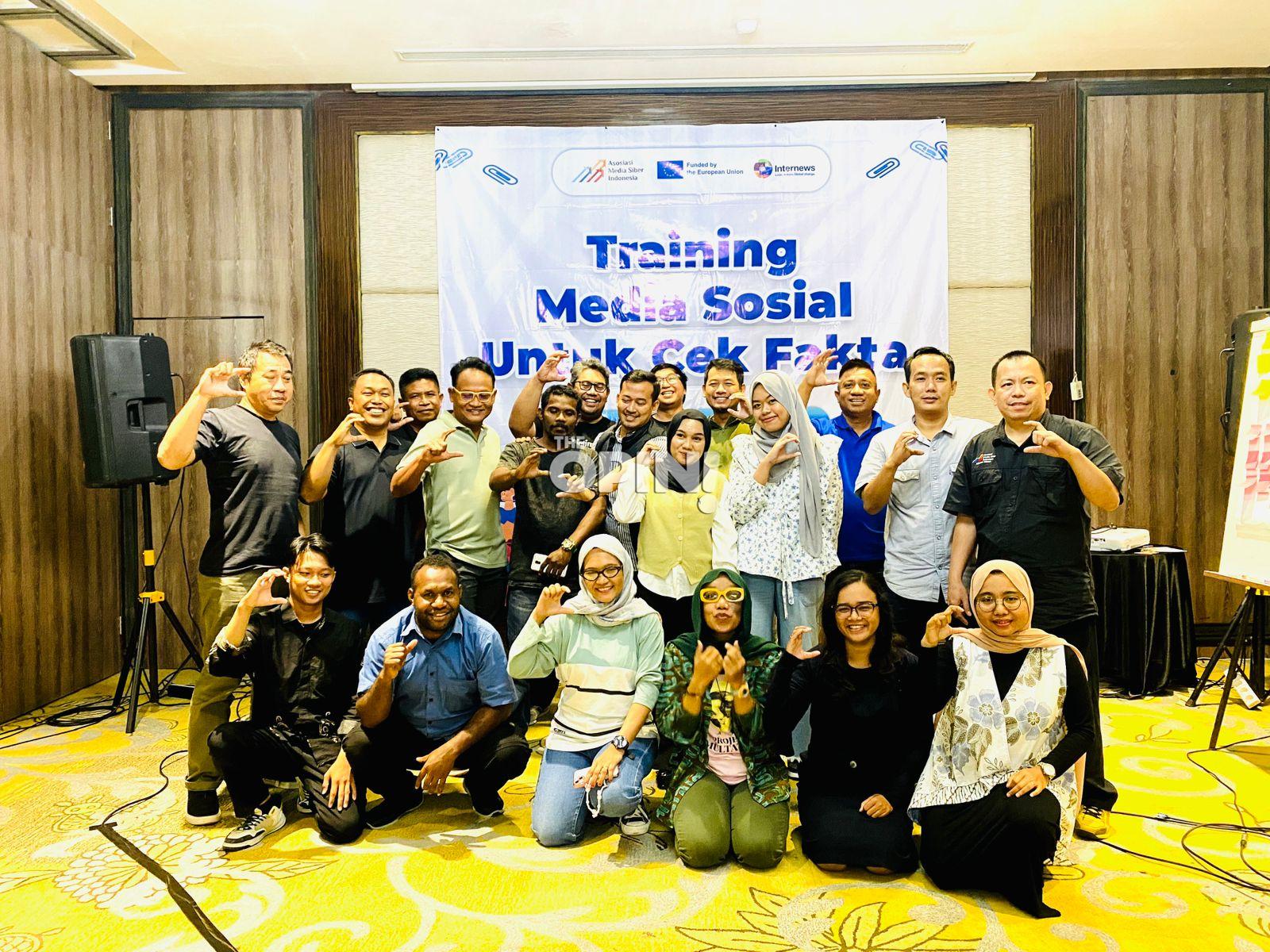 AMSI Perkuat Jurnalis Indonesia Timur Tangkal Hoaks Lewat Pelatihan Video Cek Fakta