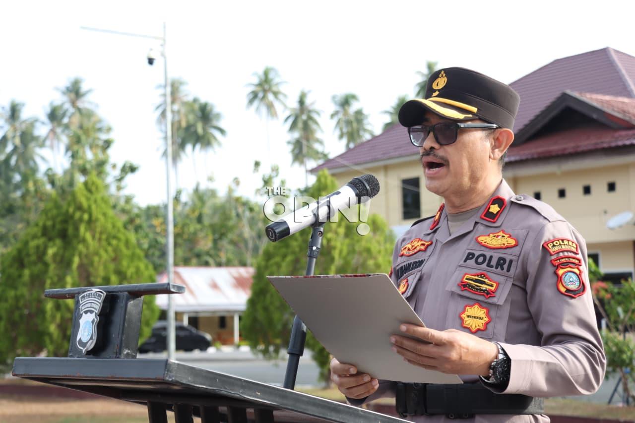 Hari Kesadaran Nasional, Wapolres Parimo Tekankan Disiplin dan Integritas Personel