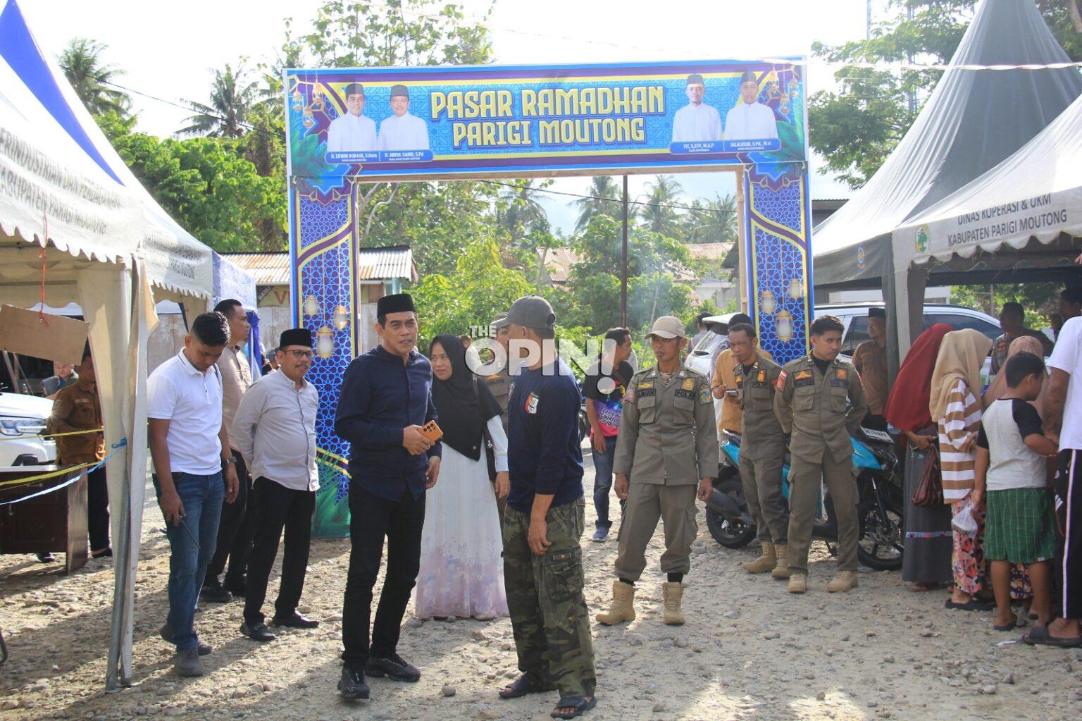 Pemda Parimo Tambah Tenda, Pasar Ramadan Jadi Penggerak Ekonomi Musiman