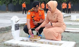 Refleksi HUT ke-54, Basarnas Palu Teguhkan Semangat Kemanusiaan di TMP Tatura