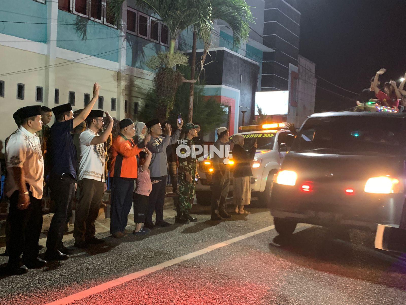 Bupati Parimo Lepas Pawai Takbiran Idulfitri, 200 Personel Amankan Kegiatan
