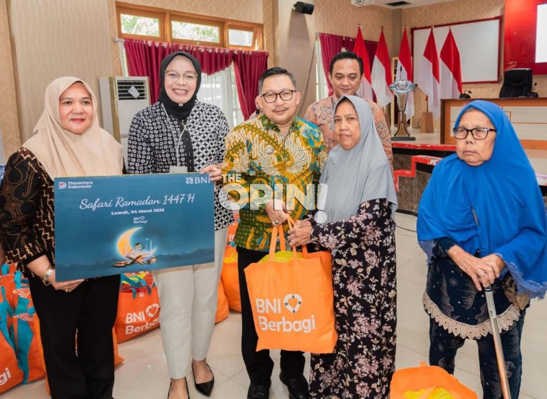 Jelang Idulfitri, BNI Luwuk Salurkan 350 Paket Sembako untuk Warga Kurang Mampu