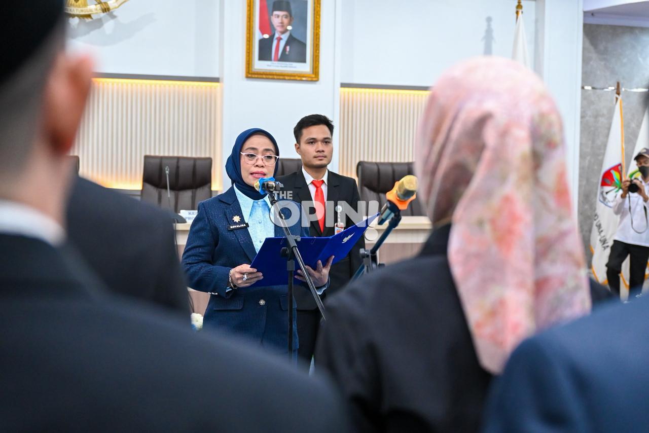 Sekprov Sulteng Tekankan Kepemimpinan Kolaboratif bagi Pejabat Baru