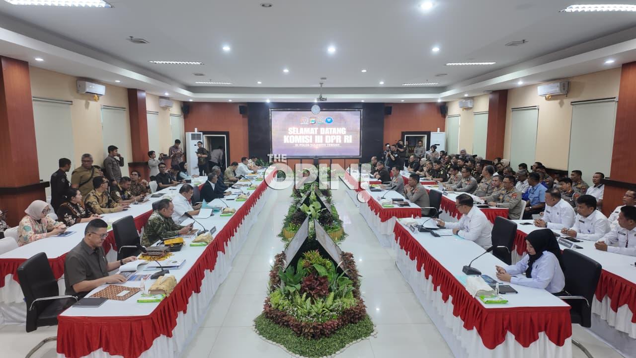 Kapolda Sulteng Soroti Kekurangan Personel dan Polsek Saat Kunjungan Komisi III DPR RI