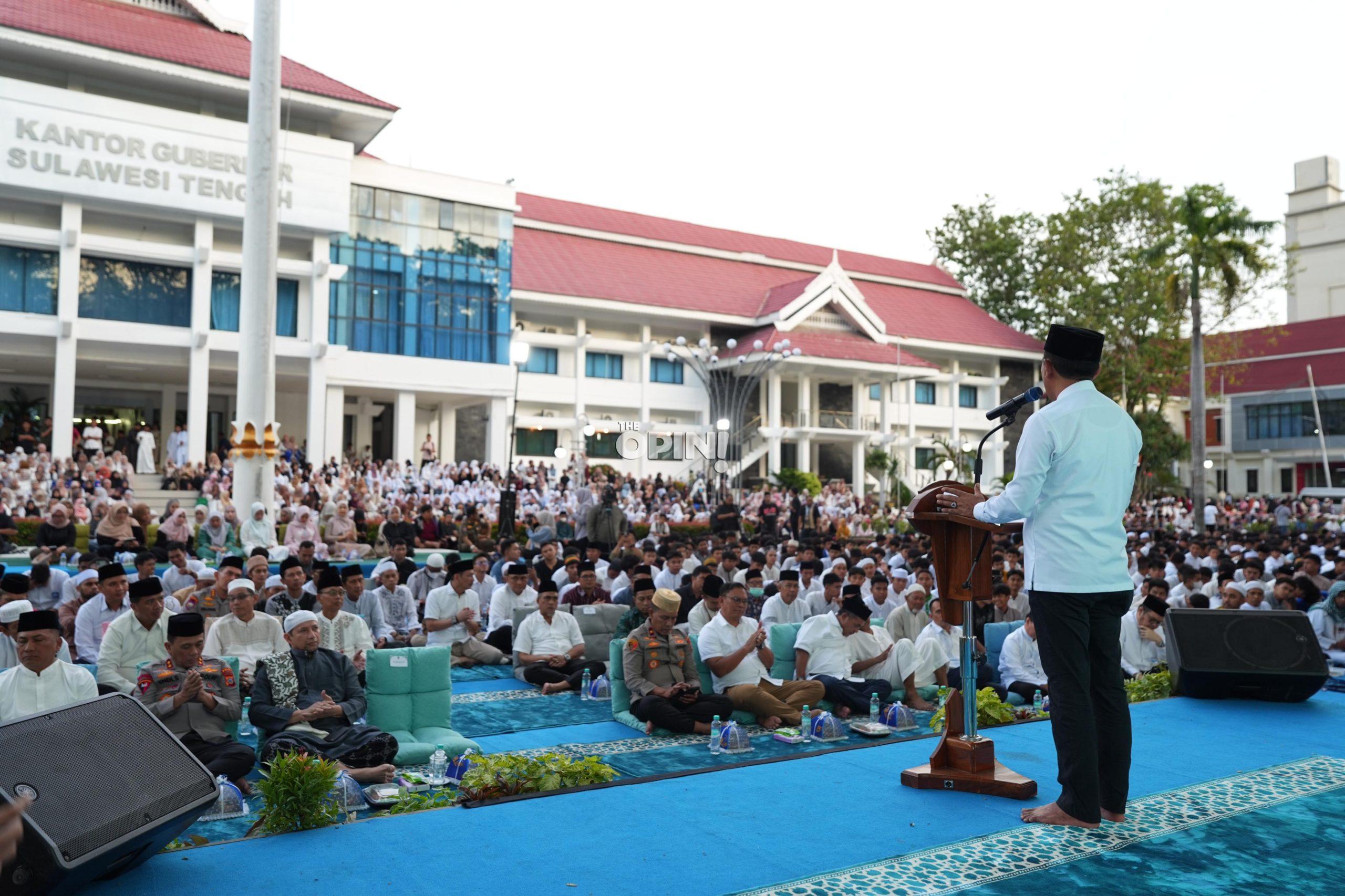 Puluhan Ribu Warga Padati Bukber Sulteng Nambaso di Kota Palu