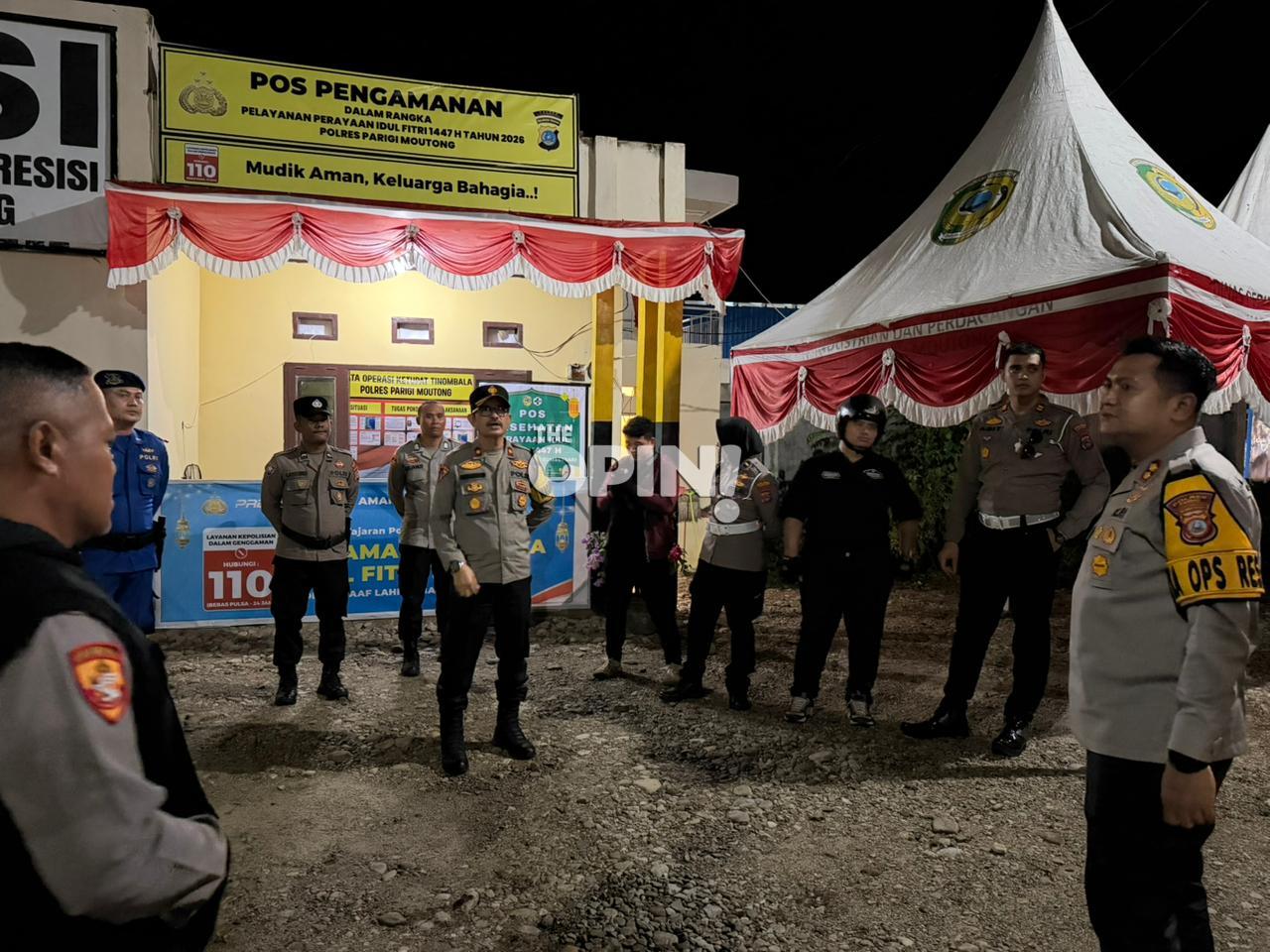 Kapolres Parimo Tekankan Pelayanan Humanis di Pos Mudik Lebaran 2026