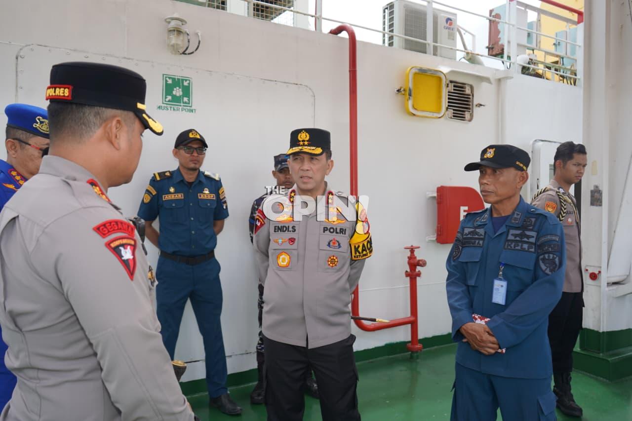 Pastikan Jalur Mudik Aman, Kapolda Sulteng Sidak Pos Strategis di Palu dan Donggala