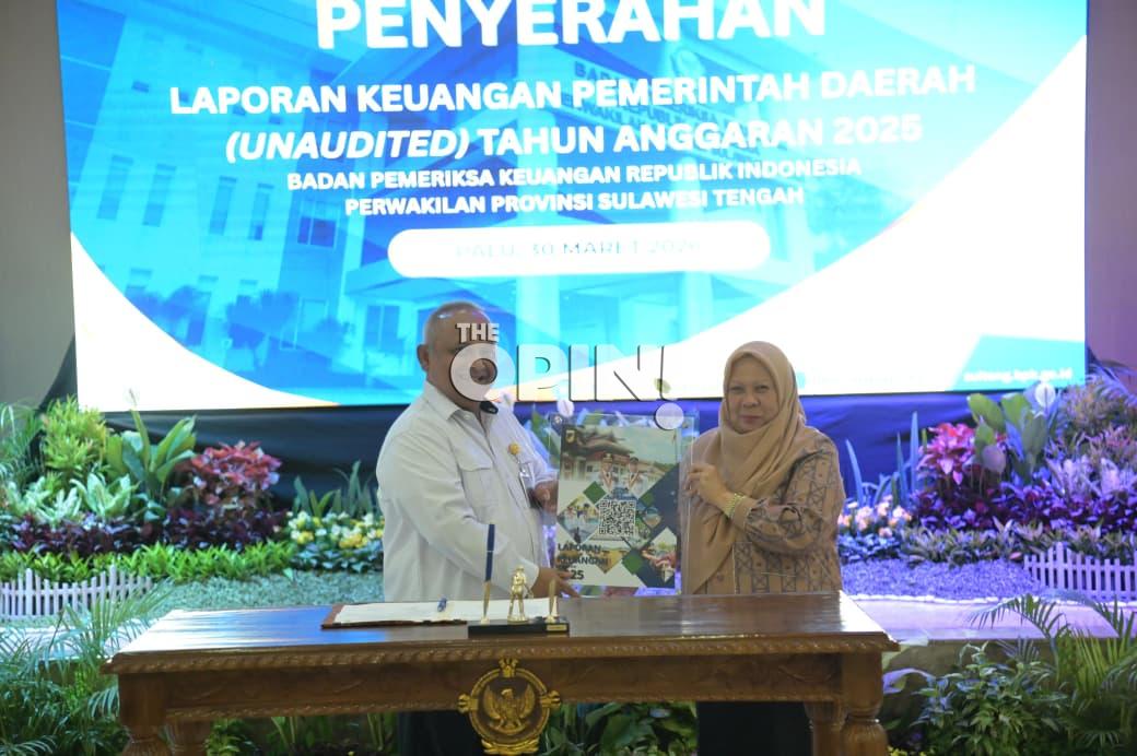 Serahkan LKPD 2025, Sulteng Targetkan Kembali Opini WTP dari BPK