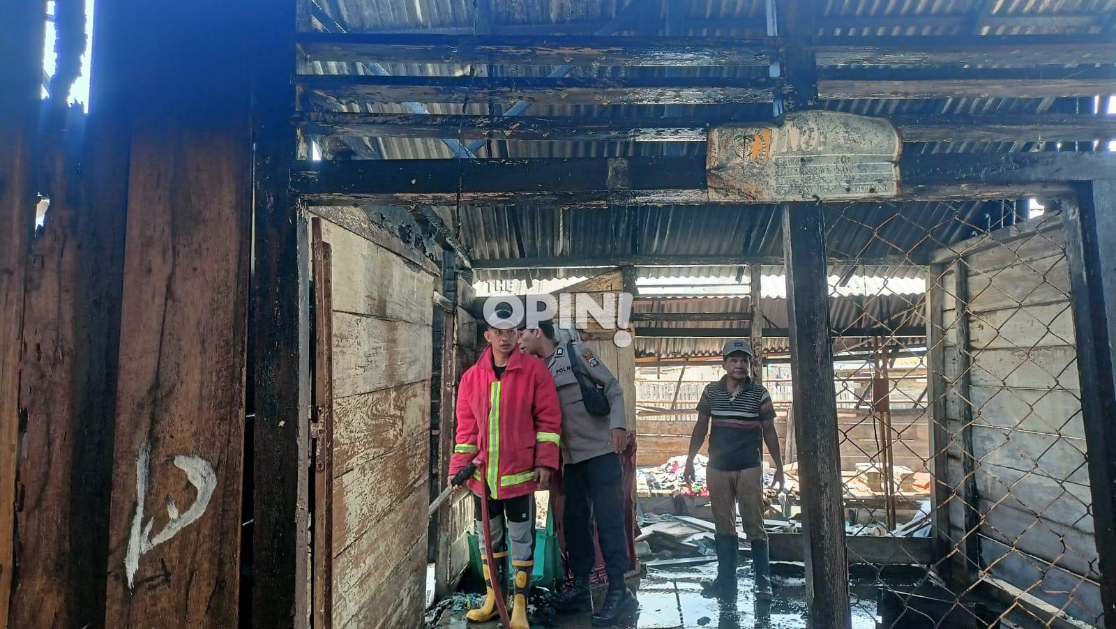 Polisi Selidiki Kebakaran Rumah Kosong di Moutong Barat, Kerugian Ditaksir Rp10 Juta