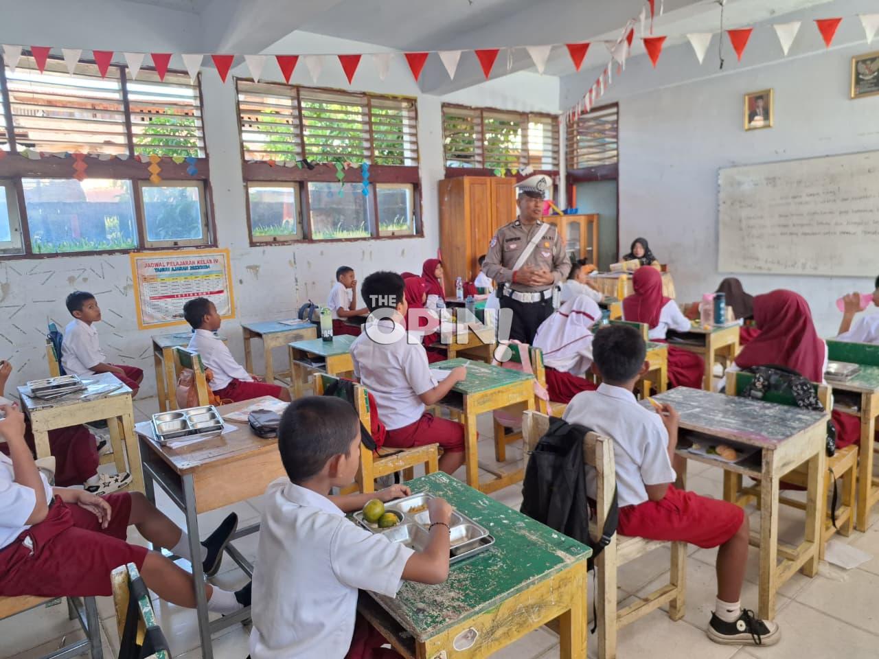 Edukasi Lalu Lintas Sejak Dini, Polres Banggai Sasar Siswa TK dan SD di Luwuk