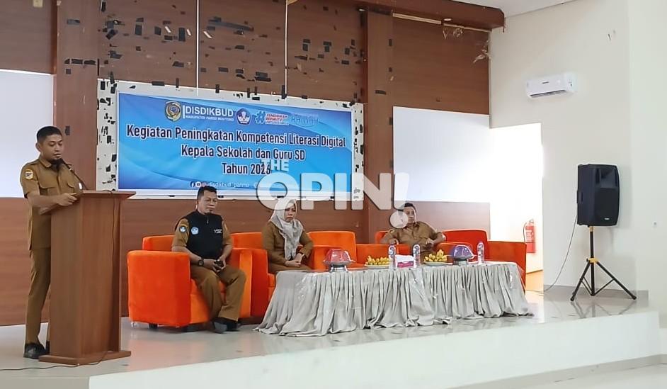 Wujudkan Pemerataan Mutu, Disdikbud Parimo Bekali Guru SD Literasi Digital