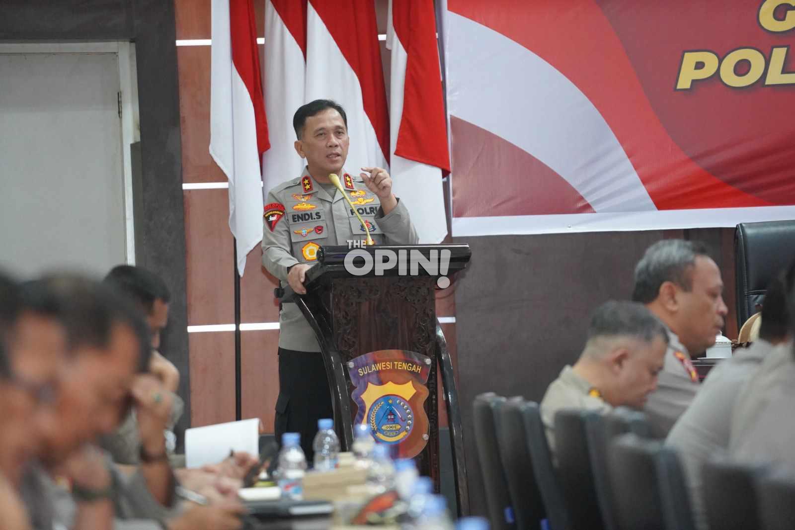 Kapolda Sulteng Minta Pengawasan Diperketat untuk Cegah Pelanggaran Personel