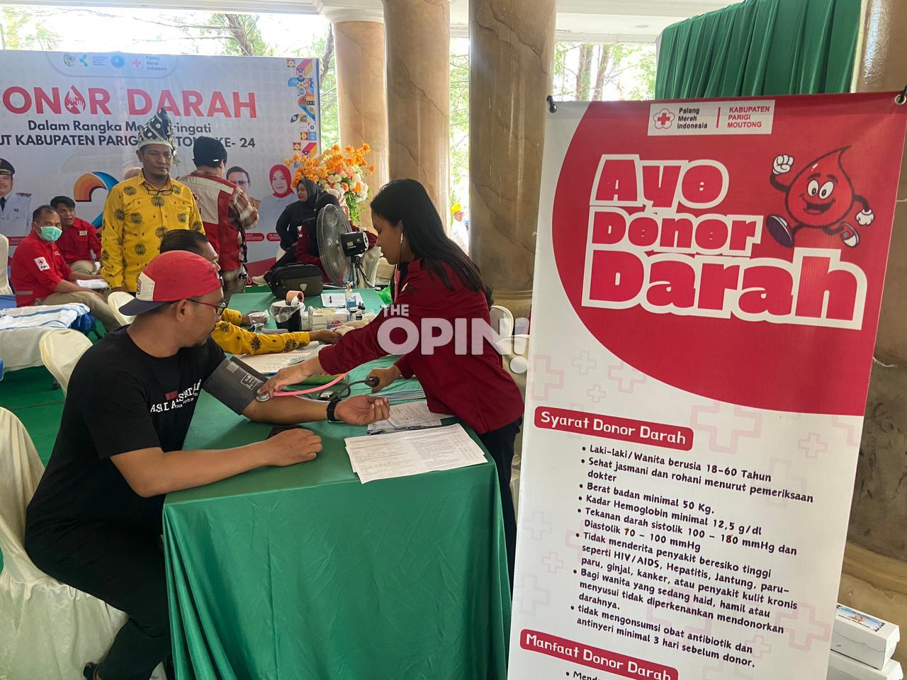 Stok Darah Terbatas, PMI Parimo Genjot Donor untuk Penuhi 9.000 Kantong
