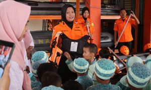 Belajar Keselamatan Sejak Dini, Siswa TK Aisyiyah Kunjungi Kantor Basarnas Palu