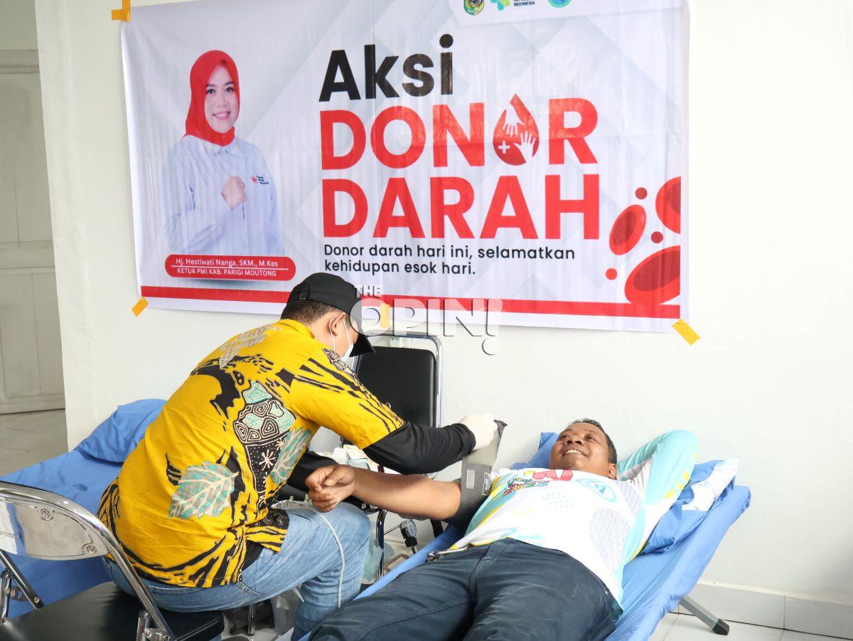PMI Parimo Gelar Aksi Donor Darah, Sasar Dinas Kesehatan