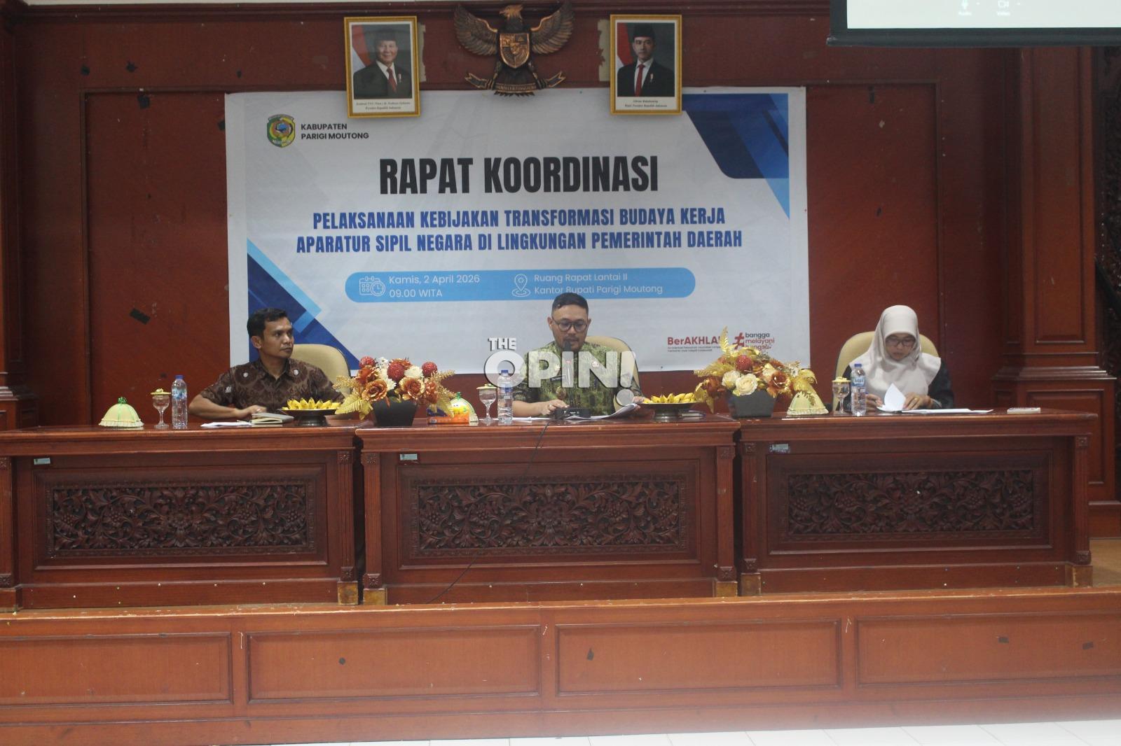 WFA-WFH Resmi Diterapkan, Pemda Parimo Tekankan Disiplin dan Produktivitas ASN