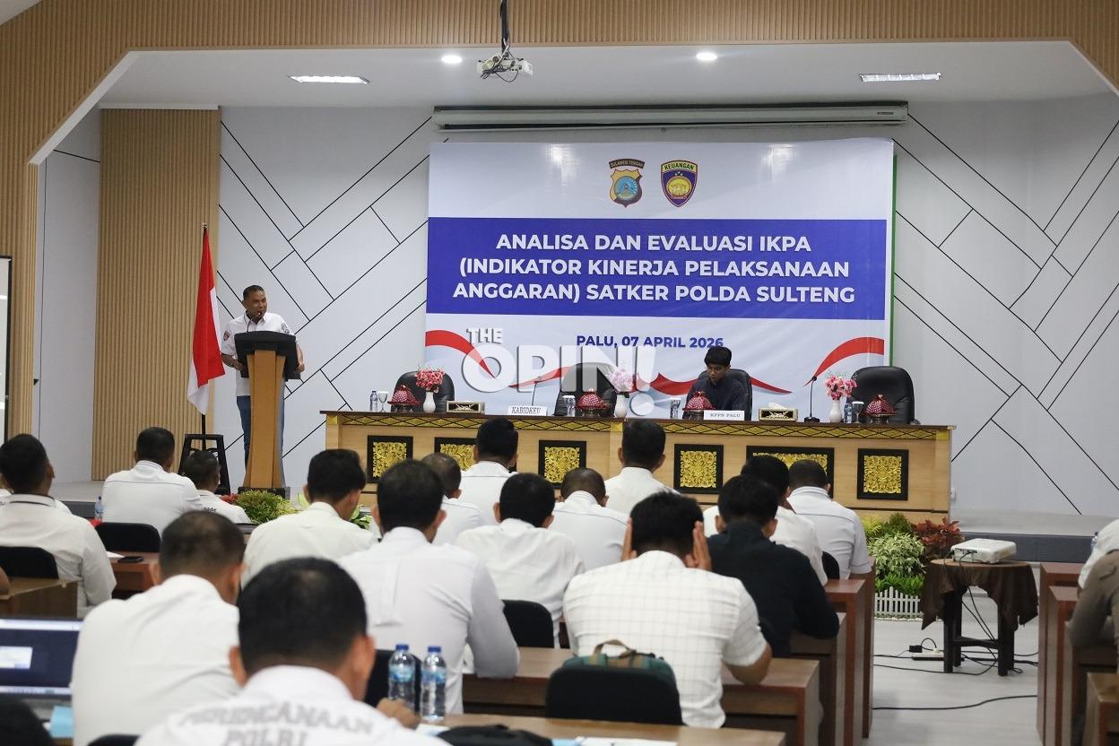 Polda Sulteng Perkuat Akuntabilitas Anggaran Lewat Evaluasi IKPA