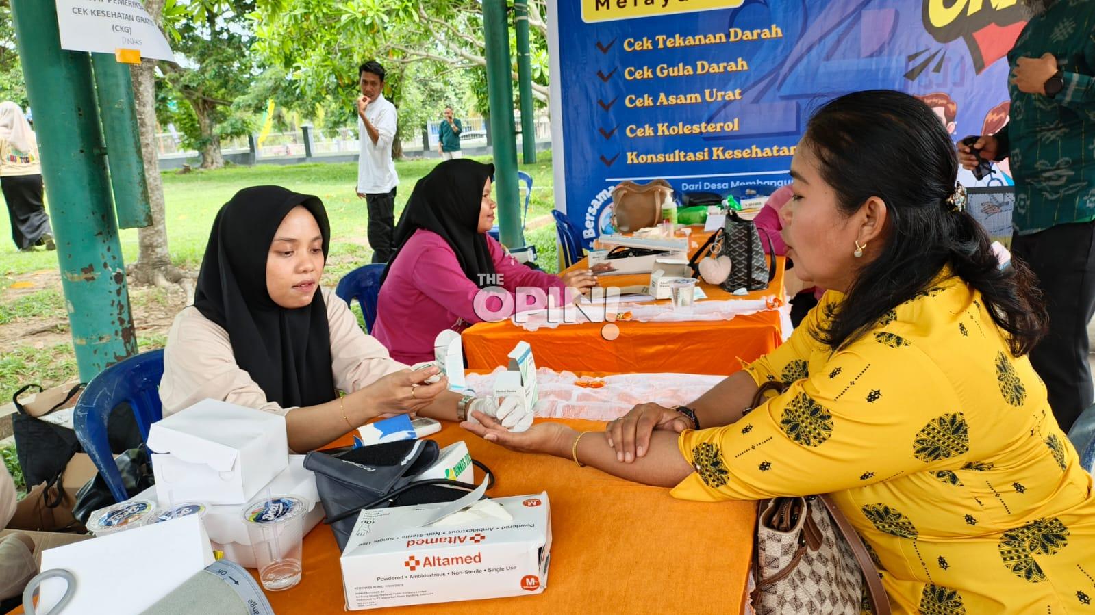 Periksa Kesehatan Gratis, Dinkes Parimo Sasar Warga di HUT ke-24