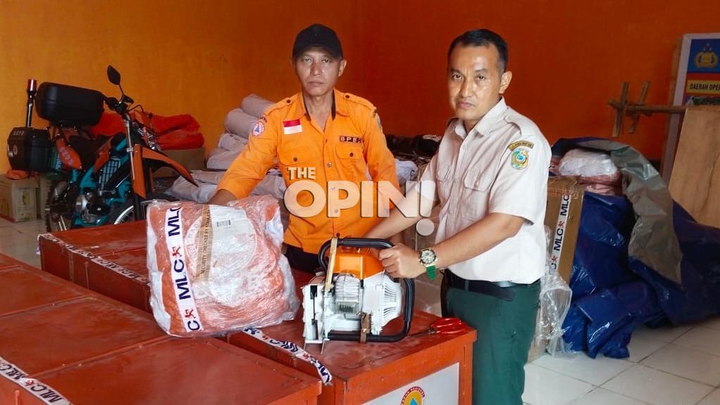 Rawan Bencana, BNPB Perkuat BPBD Parimo dengan Bantuan Logistik