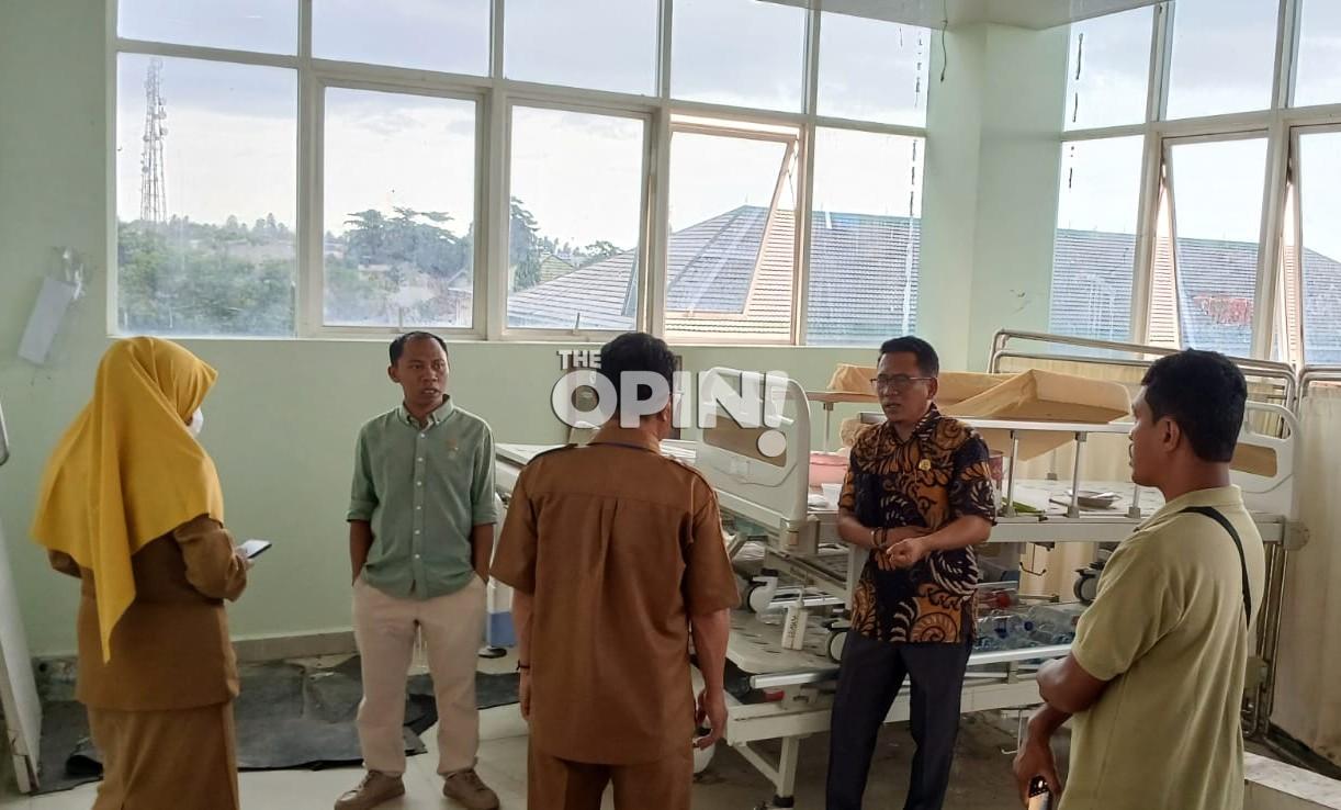 DPRD Parimo Temukan Tempat Tidur Pasien Menumpuk di Tangga Darurat RSUD Anuntaloko