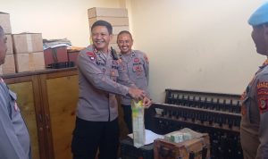 Perketat Pengawasan Internal, Kapolres Banggai Sidak Gudang Senpi