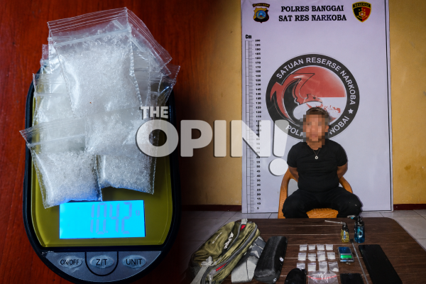 Pengedar 10,42 Gram Sabu di Banggai Terancam Hukuman Berat