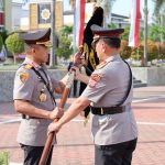 Serah Terima Pataka Wira Dharma Brata Tandai Awal Kepemimpinan Baru di Polda Sulteng