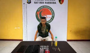 Polres Banggai Amankan Pria 56 Tahun, Sita 10 Sachet Sabu
